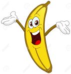 7211454-Cheerful-Cartoon-banana-raising-his-hand-Stock-Vector-fruit